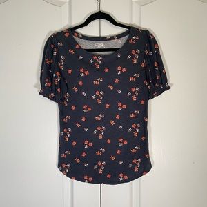 Loft Short Sleeve Floral T-Shirt